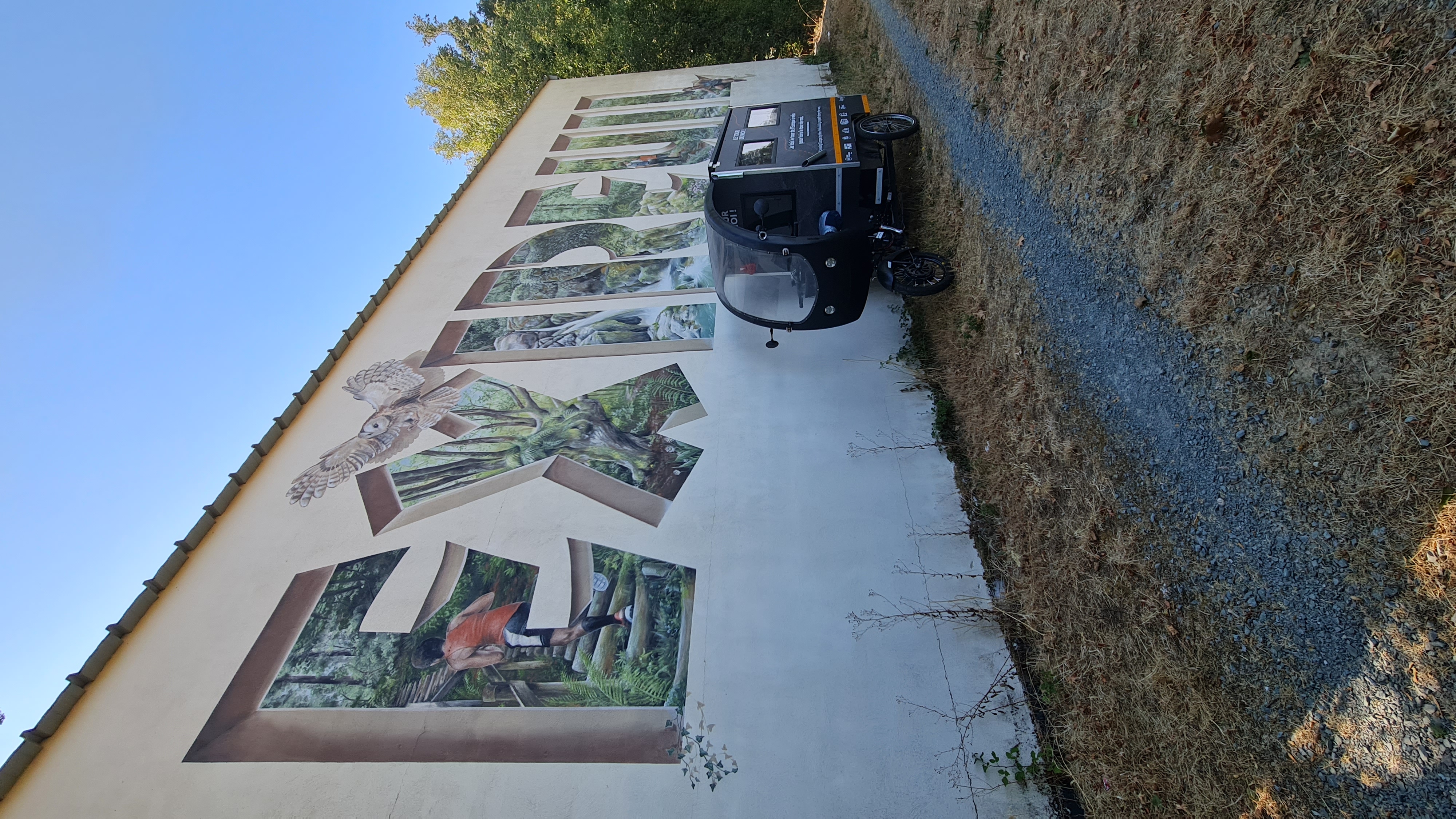 Dernière pause dans la grande montée du jour 
