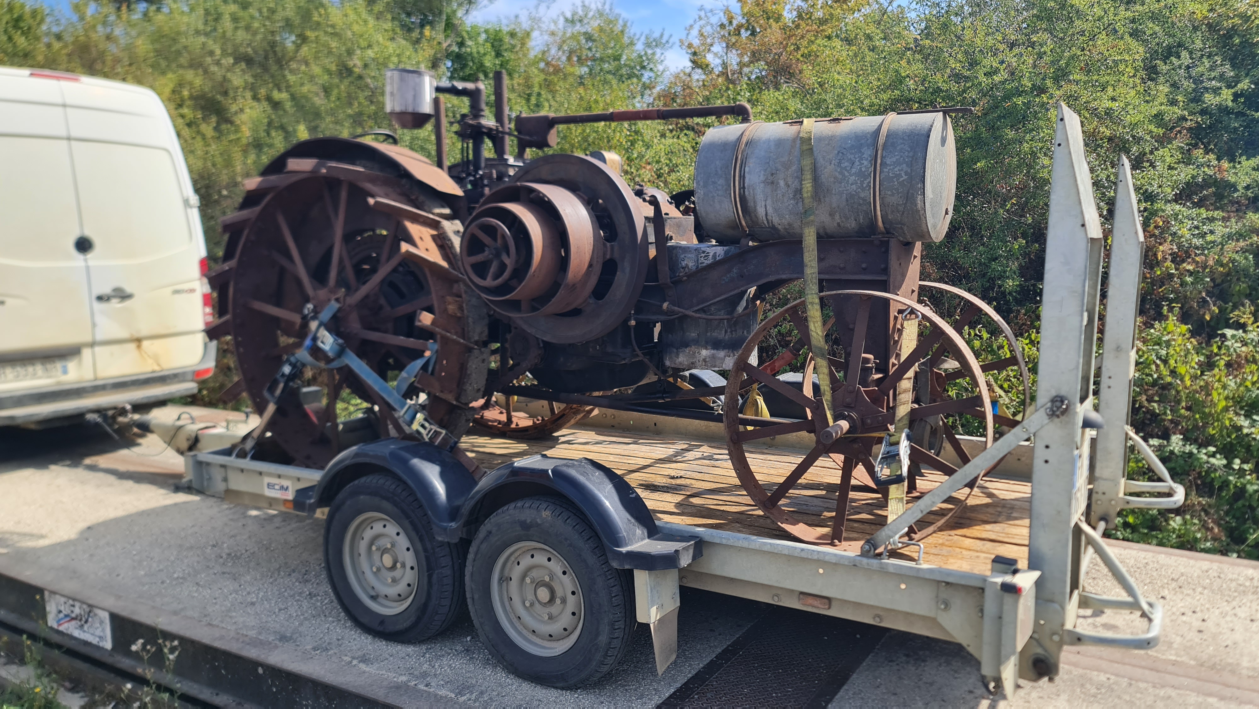 Un tracteur de 1915