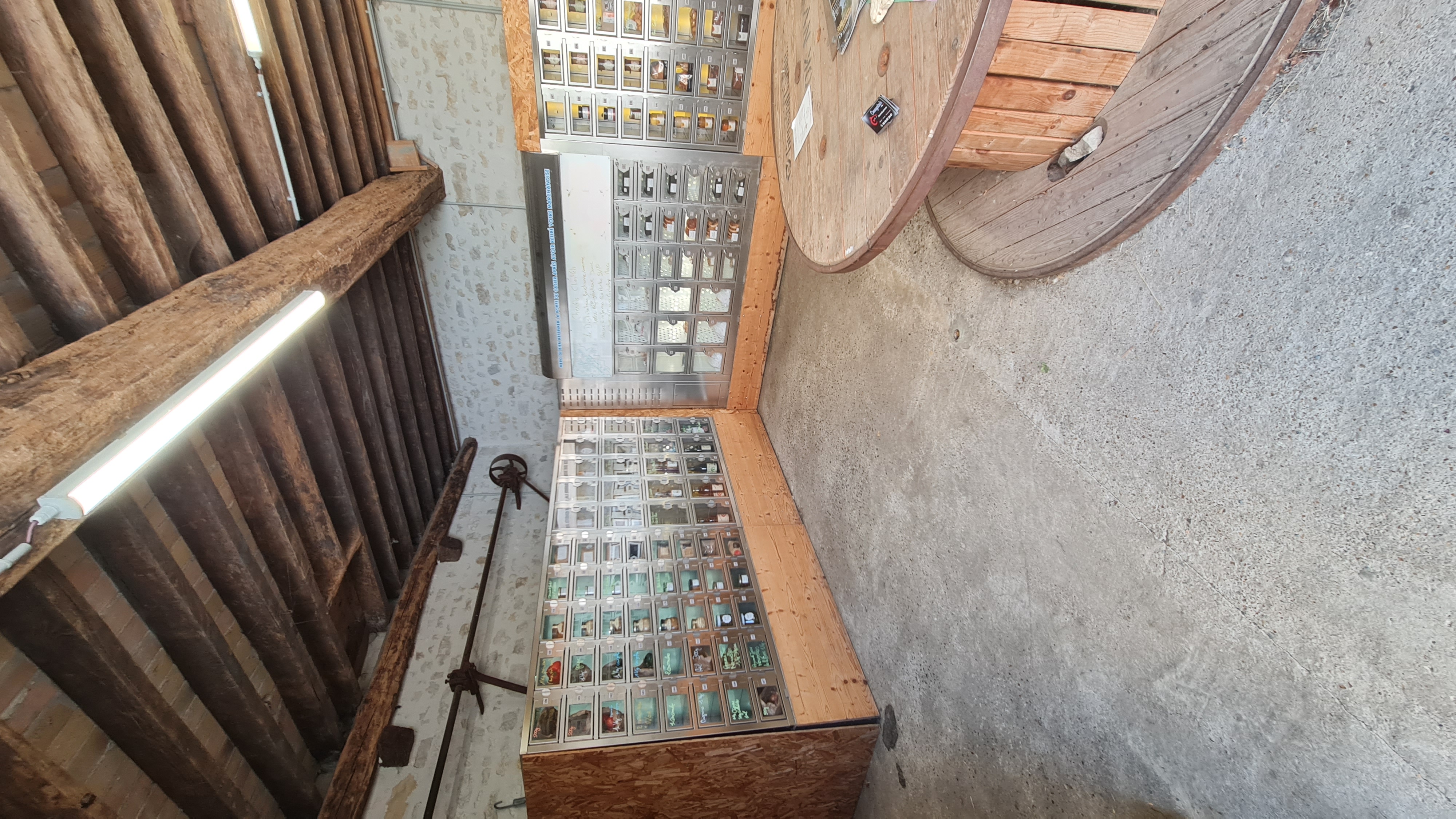 Ravitaillement en abricot, dans une ferme