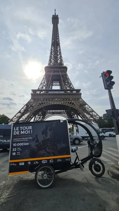 La tour Eiffel.