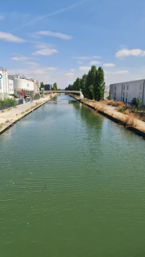 Le canal de l'Ourcq