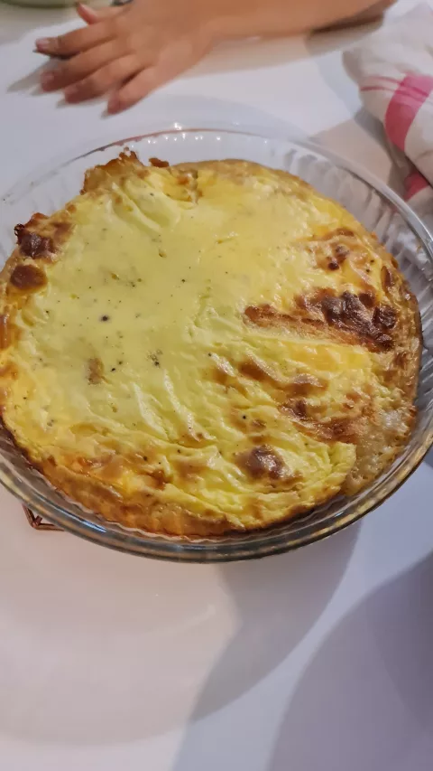 Maroilles cheese tart